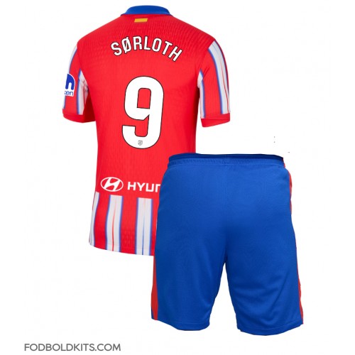 Atletico Madrid Alexander Sorloth #9 Hjemmebanesæt Børn 2024-25 Kortærmet (+ Korte bukser)